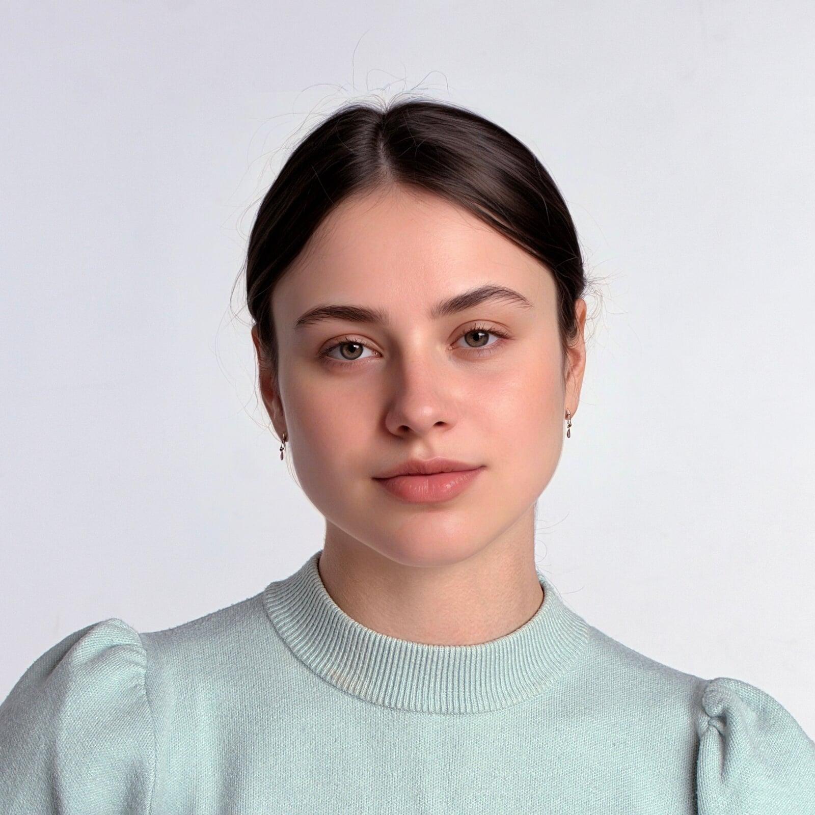 woman profile head shot professional